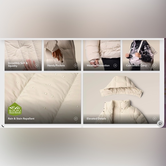 NWT Columbia Amaze Puff Light Beige Puffer Jacket - Picture 6 of 7